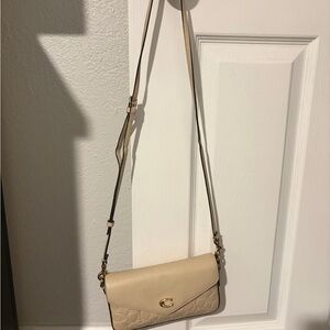 Coach Light Beige Crossbody Bag